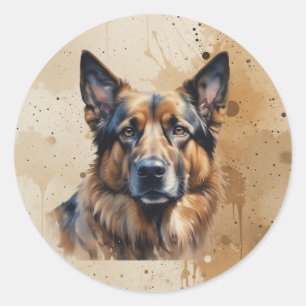 Adesivo Cão Pastor Alemão Animal de Estimação