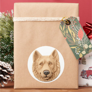 Adesivo Cão Pastor Belga 3D Inspirado