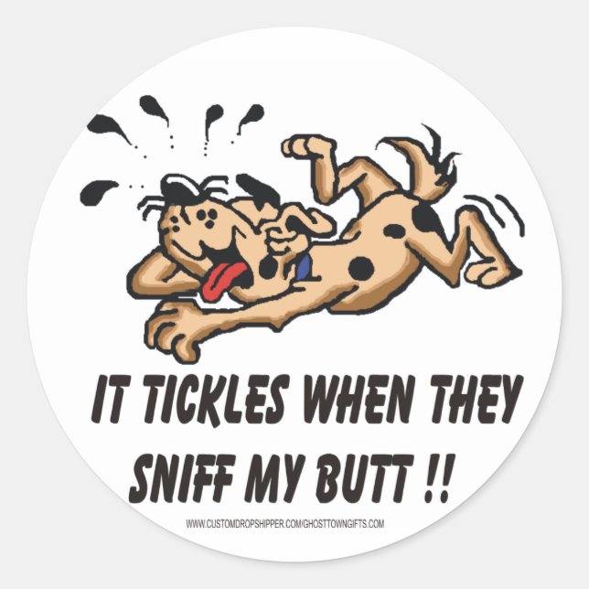 Adesivo Cão Rindo 1 (Frente)