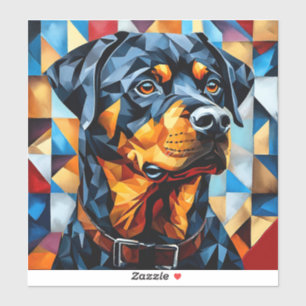 Adesivo Cão Rottweiler