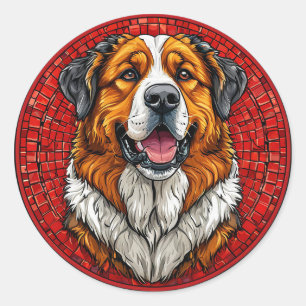 Adesivo Cão São Bernardo