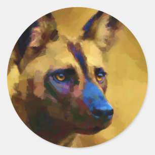Adesivo Cão selvagem africano