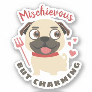 Adesivo Cãozinho bonito, cachorrinho, encantador, persona