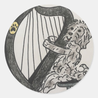 Adesivo Cãozinho Harp