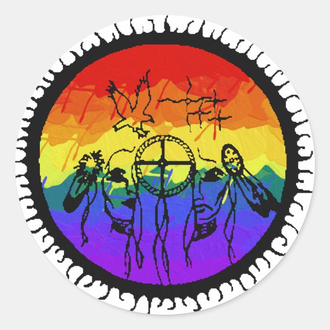 Adesivo Capa de Montanha com Dois Espírito (Frente)