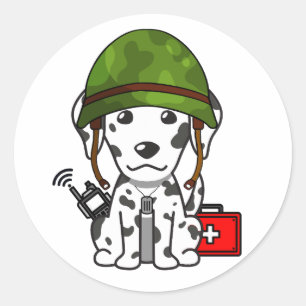 Adesivo Capacete do exército para Vestir o Dalmaciano