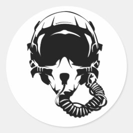 Adesivo Capacete piloto de jato