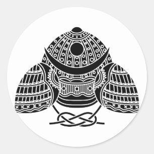 Adesivo Capacete Samurai da Lua Sol