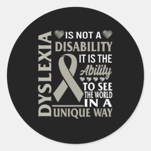 Adesivo Capacidade de conscientização Veja o mundo único s