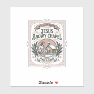 Adesivo Capela Jesus Snowy Capela Jesus Snowy Fé Cristã