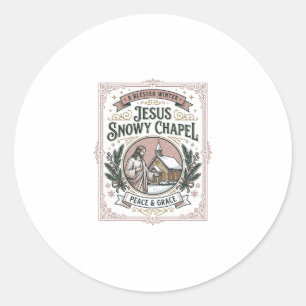 Adesivo Capela Jesus Snowy Capela Jesus Snowy Fé Cristã