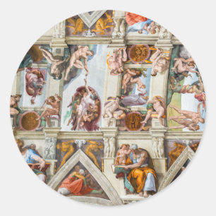 Adesivo Capela Sistina Michelangelo - Vaticano, Roma, Itál