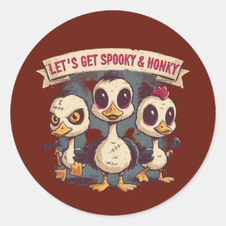Adesivo Capinha de Laptop Spooky Duck Halloween
