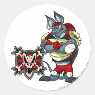 Adesivo Capitão 1 da Equipe da Ilha Krawk