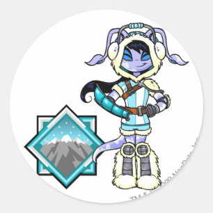 Adesivo Capitão 1 da equipe de Mountatin do terror