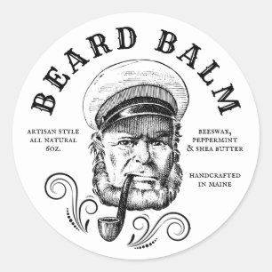 Adesivo Capitão Beard Balm
