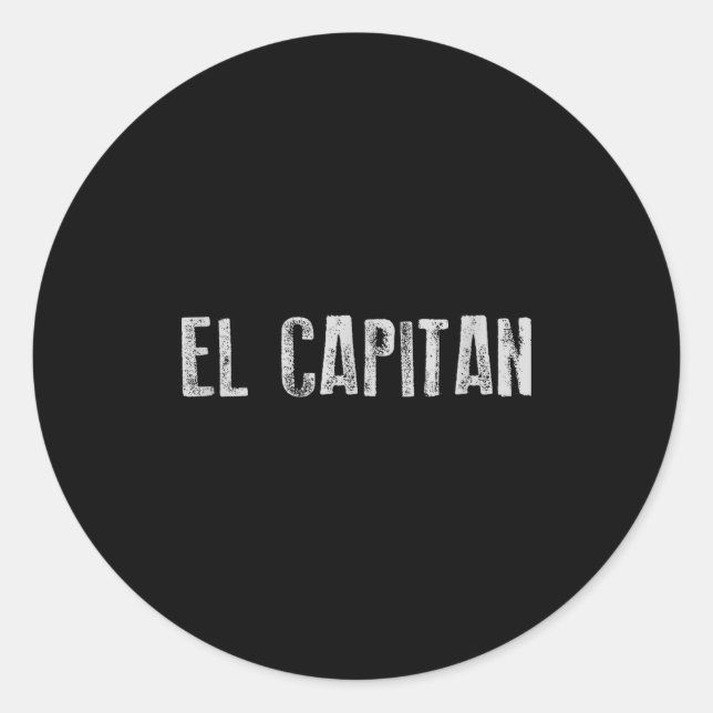 Adesivo Capitão de Iate El Catan (Frente)