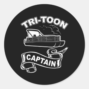 Adesivo Capitão Funny Tritoon Barco Pontoon Boa