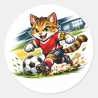 Adesivo Capitão Gato: A Corrida de Futebol