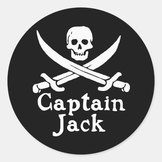 Adesivo Capitão Jack (Frente)
