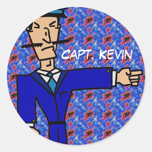 Adesivo Capitão Kevin (Frente)