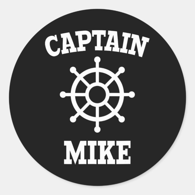 Adesivo Capitão Mike T Shirt (Frente)