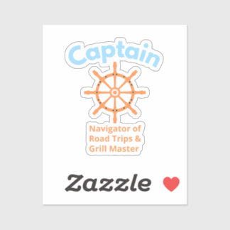 Adesivo Capitão – Navegador de Viagens Rodoviárias