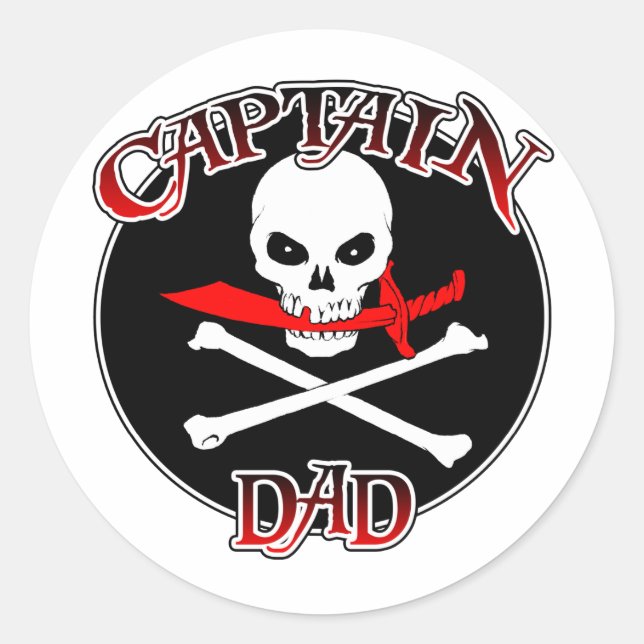 Adesivo Capitão Pai (Cutlass) (Frente)