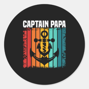 Adesivo Capitão Papa Lago de Pontão Marinheiro Pesca Embar
