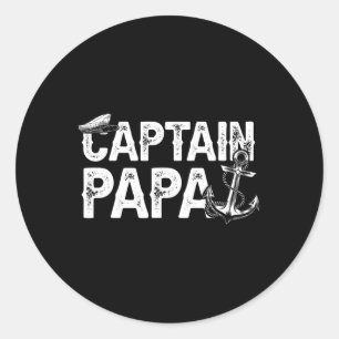 Adesivo Capitão Papai Lago de Pontão Marinheiro Pescaria B