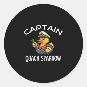 Adesivo Capitão Quack Sparrow Cruzeiro Patos Mantêm Escond