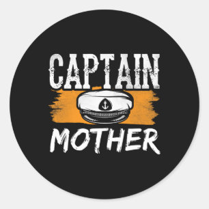 Adesivo Capitão Tripulação do Barco Mãe Mamãe Mãe Mãe