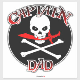 Adesivo Capitão Vinyl Stickers