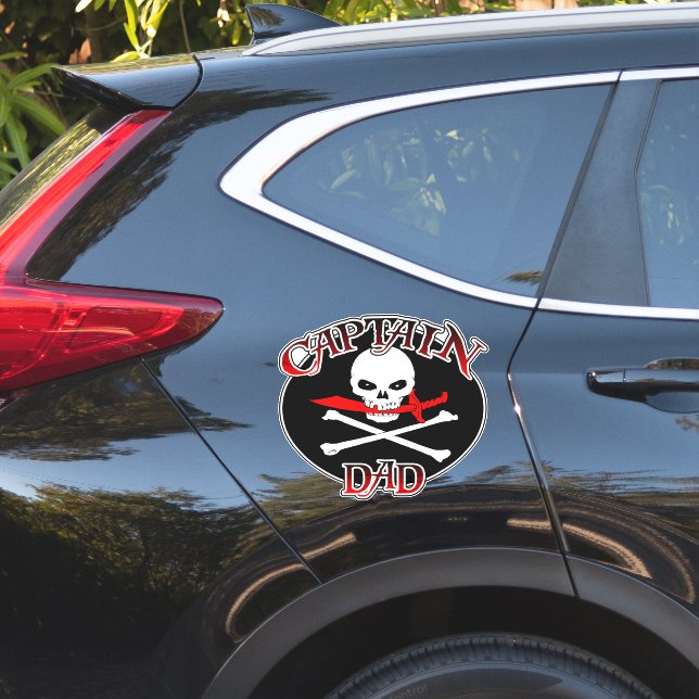 Adesivo Capitão Vinyl Stickers (Lado do carro)