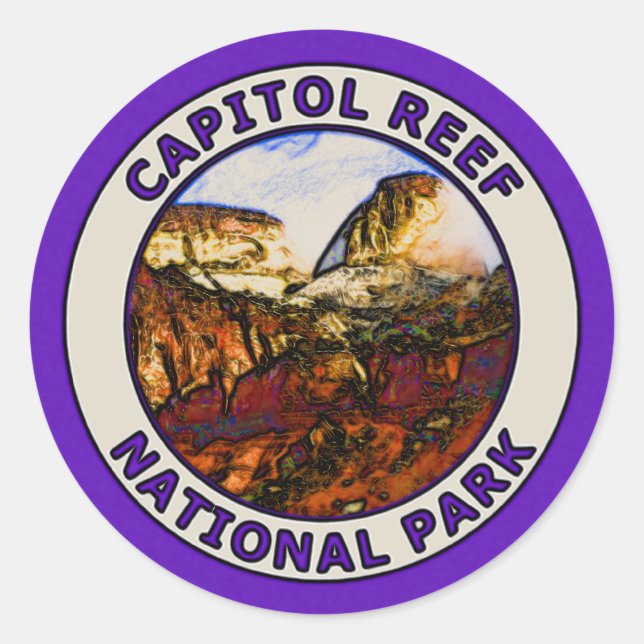 Adesivo Capitol Reef National Park (Frente)