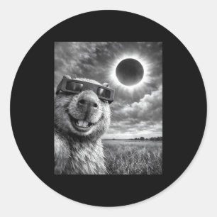 Adesivo Capivara Selfie Animal Engraçado Gráfico do Eclips