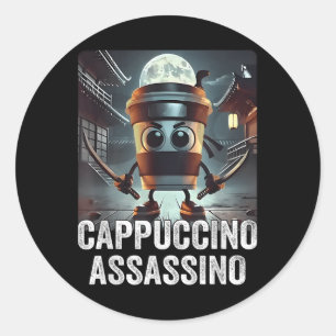 Adesivo Cappuccino Ino, Memória Do Brainrot Italiano, Espr