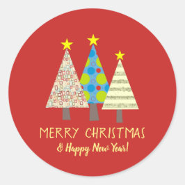Adesivo Caprichoso Vermelho Feliz Natal