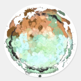 Adesivo Capricorn Green Moon Sticker