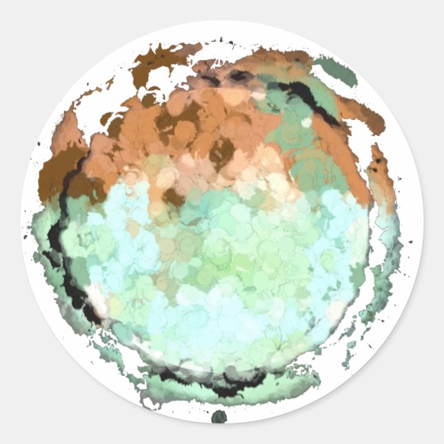 Adesivo Capricorn Green Moon Sticker (Frente)