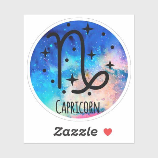 Adesivo Capricórnio Sticker (Folha)