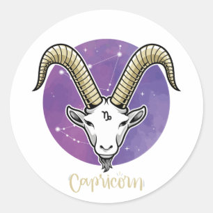 Adesivo Capricórnio Sticker - Zodiac