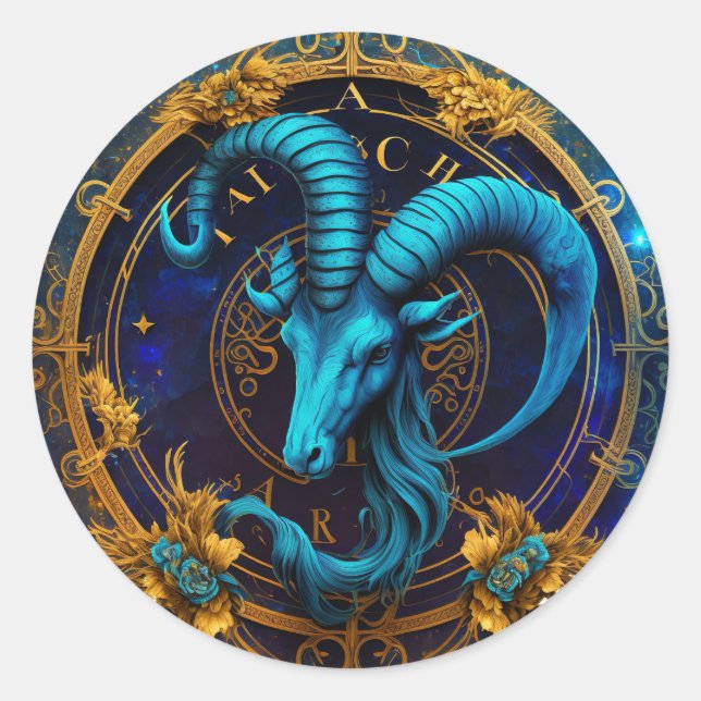 Adesivo Capricórnio Zodiac Gráfico (Frente)