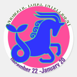 Adesivo Capricórnio Zodiac - Sinal personalizado