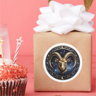 Adesivo Capricórnio Zodíaco Cabra do Mar