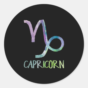 Adesivo Capricórnio Zodíaco Símbolo Astrologia Marinha 