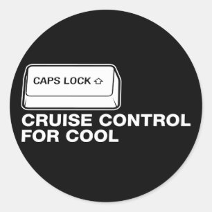 Adesivo capslock - cruise control para legal