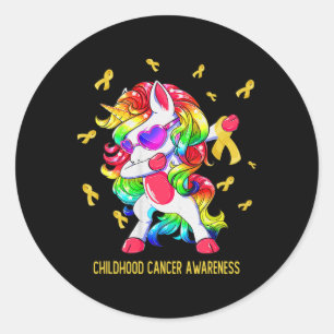 Adesivo Captura de cancer de fita de ouro unicórnio