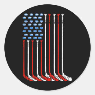 Adesivo Capuz de Hockey de Campo dos EUA Bandeira American