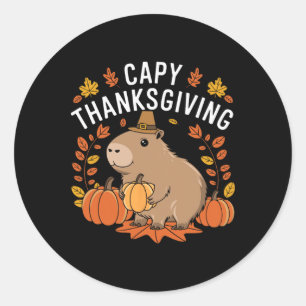 Adesivo Capy Thankand Funny Capybyra Fall